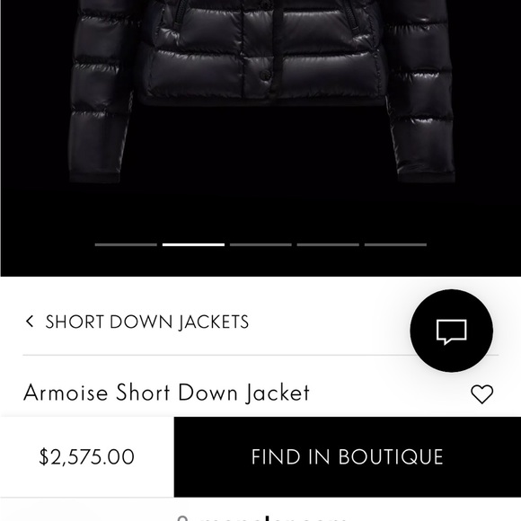 Moncler armoise short down jacket - Picture 11 of 16